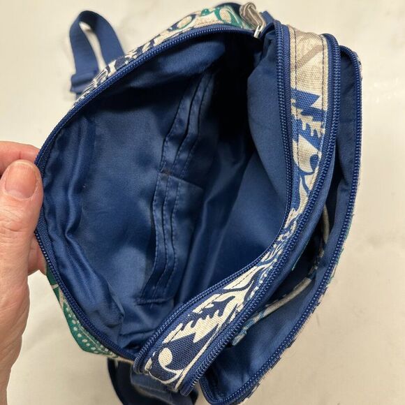 Vera Bradley On The Horizon crossbody bag purse Santiago tropical print RFID - Picture 5 of 12